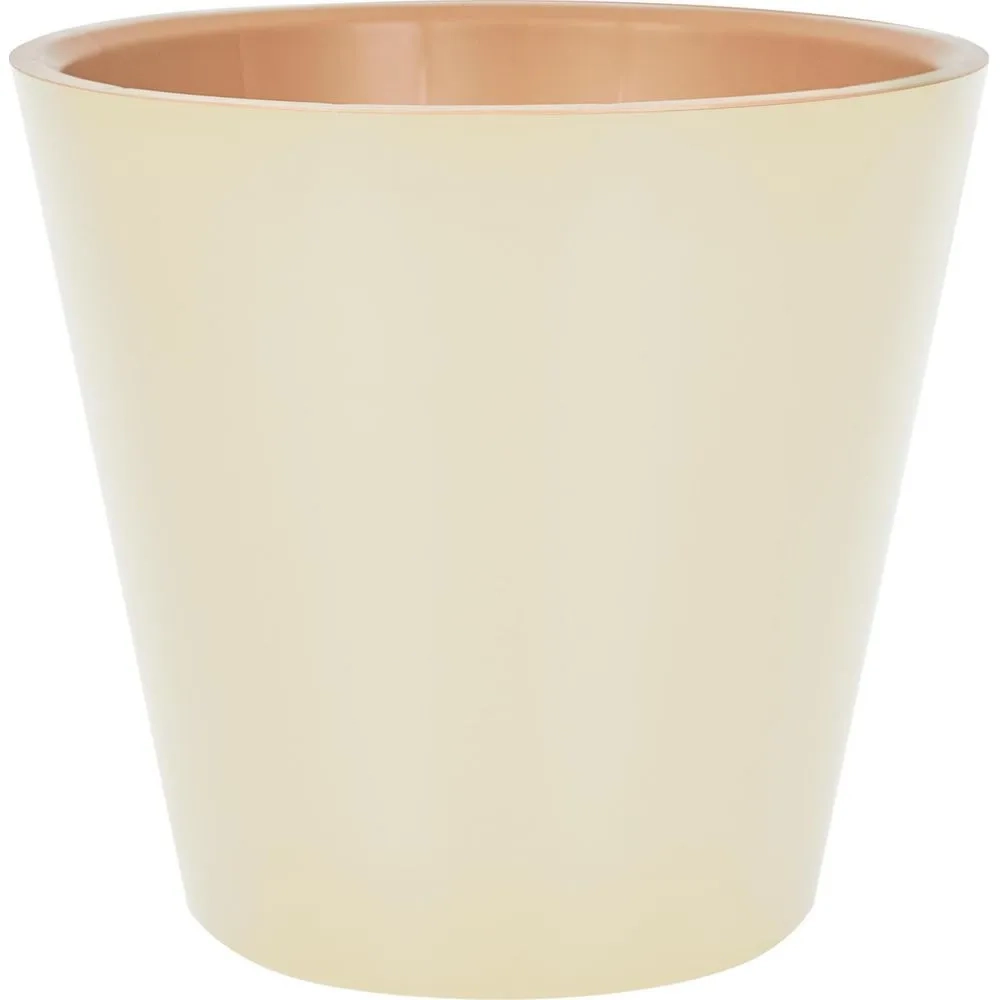 Горшок для цветов London D190 мм, 3,3л Сливочный