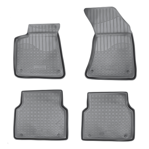 Ковры в салон Norplast/Unidec для Audi A8 в кузове D4:4H (2010-)Полиуретан,Черный, арт.NPA00-C05-500