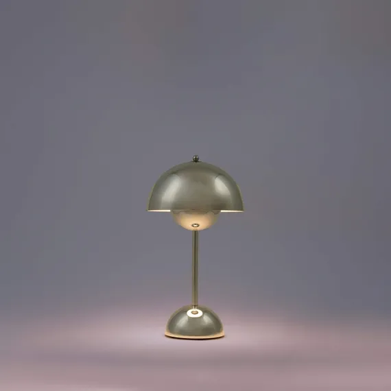 Настольный светильник Mary серебристый