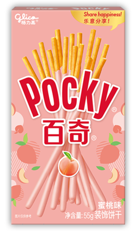 Pocky бисквитные палочки со вкусом персика
