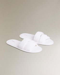 ZARA HOME ТАПОЧКИ, БЕЛЫЙ