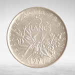 France, 5 Francs 1971 - Signature "O. Roty", VF