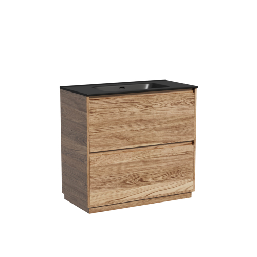 Тумба напольная под раковину Sancos Libra Floor, дуб чарльстон 890х450х840 мм