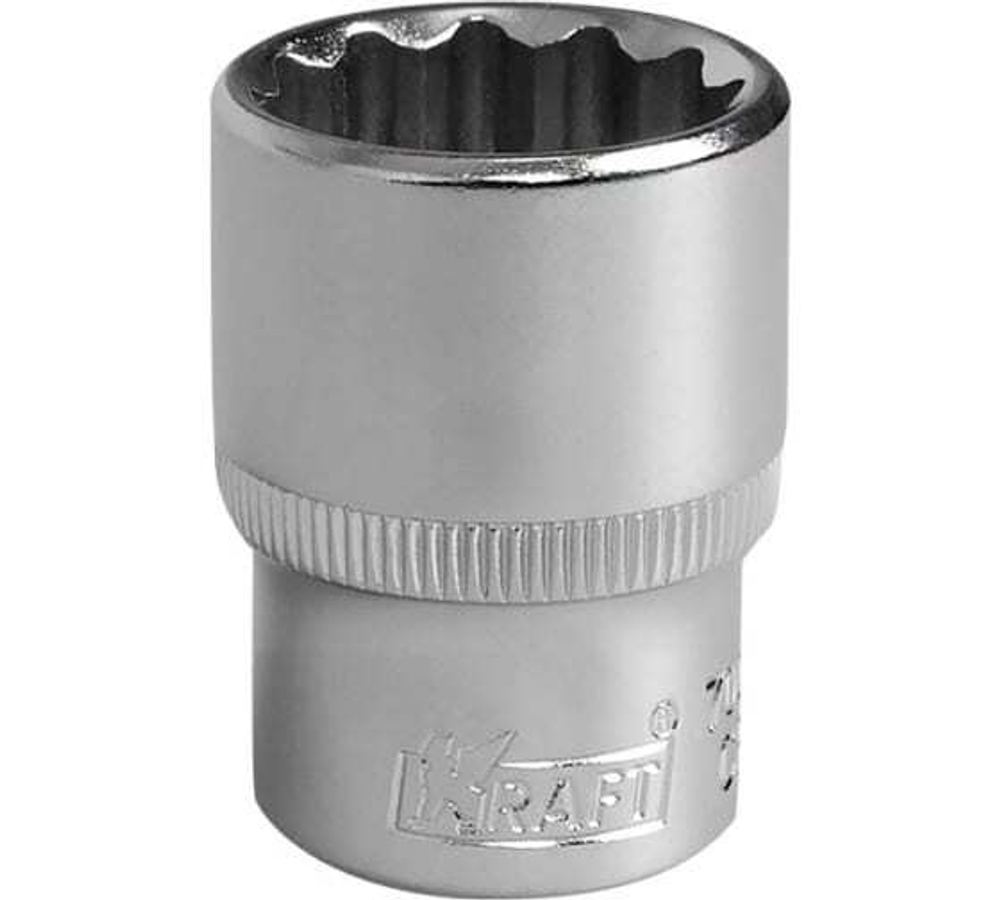 Головка торцевая 12 граней 1/2 Kraft (19мм)