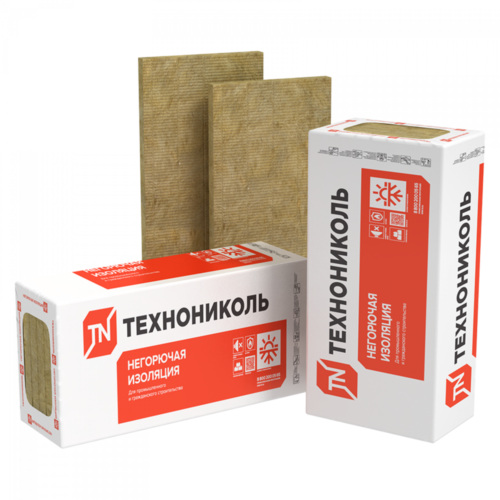 Утеплитель Техновент стандарт 80 кг/м3 (уп.0,216м3) 1200*600*150мм