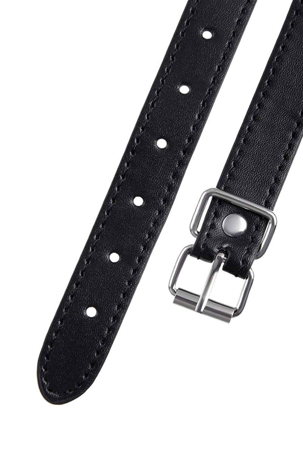 Черный кляп-шар 4см на кожаных ремешках ToyFa Anonymo 310304