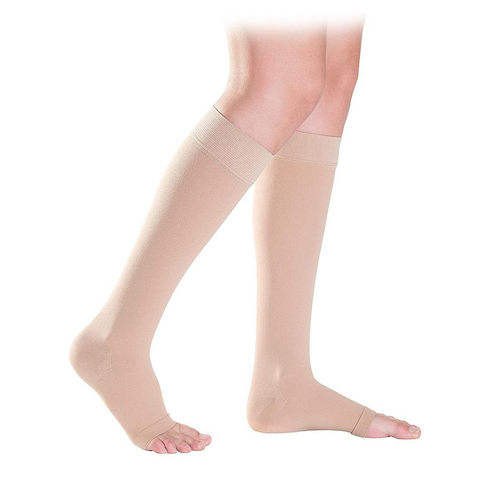 Гольфы Sigvaris Essential Thermoregulating (Хлопок), класс компрессии 2, серия CO2, открытый мысок