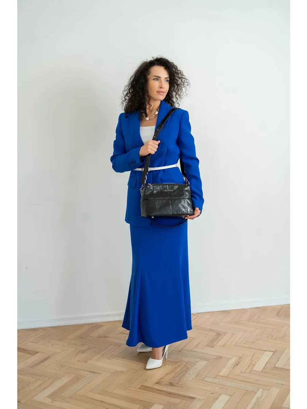 Сумка через плечо маленькая клатч натуральная кожа