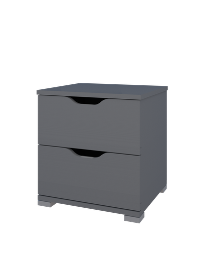 Тумба прикроватная ДЕПО-5 /400*420*353/ розовый кварц / белый