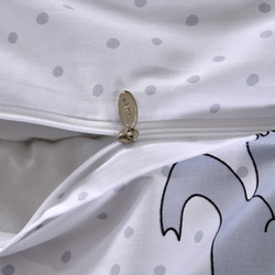 Детское постельное белье Sofi De MarkO Слон голубое