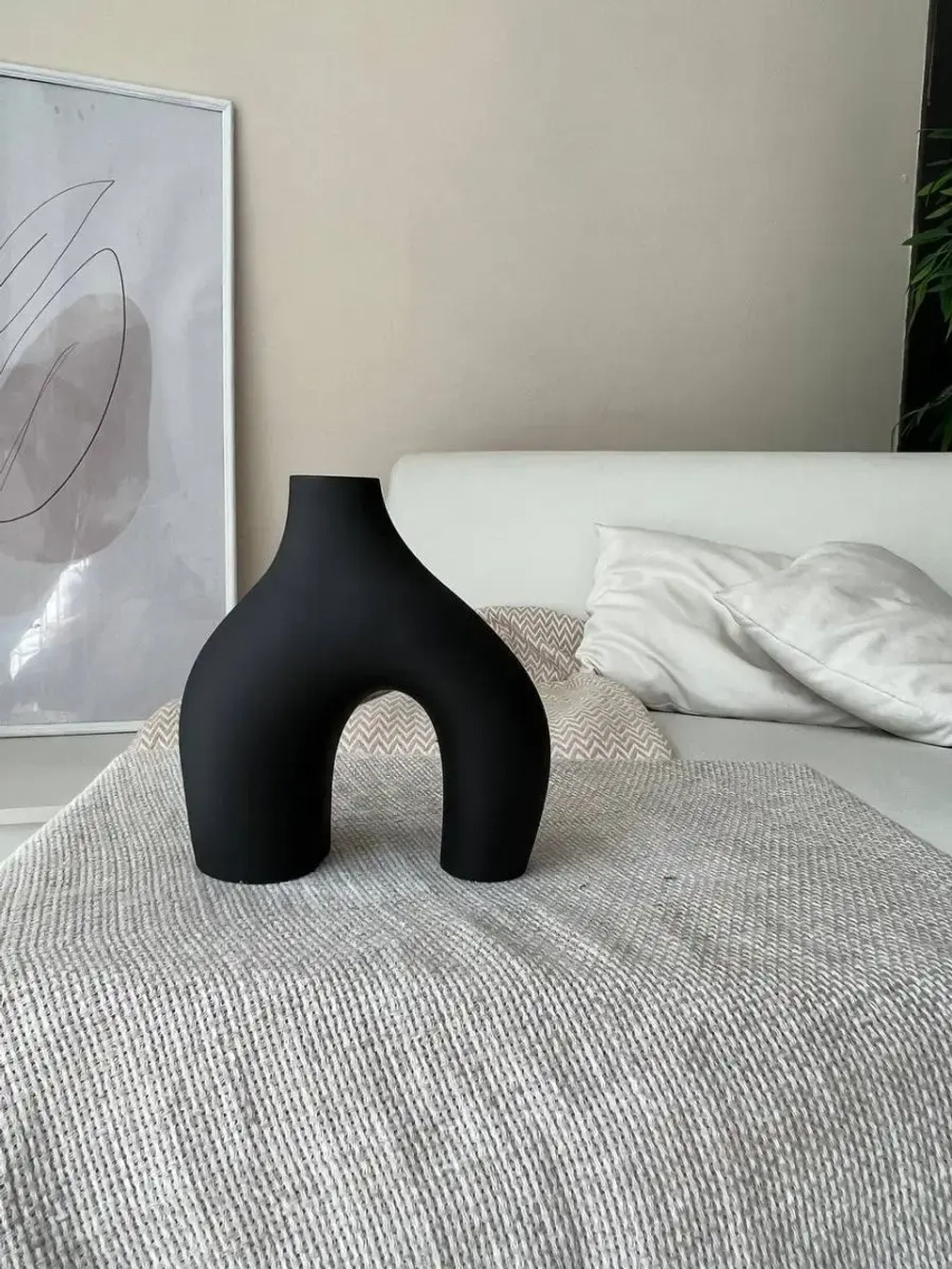 Ваза для цветов "Сканди" Кашпо для дома Скульптура