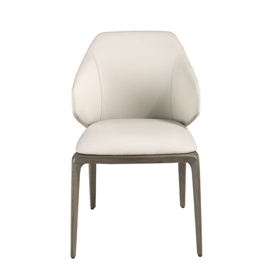 Стул 5123/ACH23016 из экокожи кремового цвета Испания 