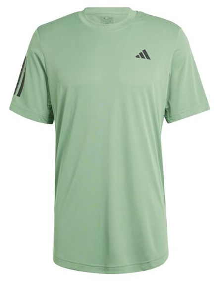 Мужская теннисная футболка Adidas Club 3-Stripes Tennis T-Shirt - green