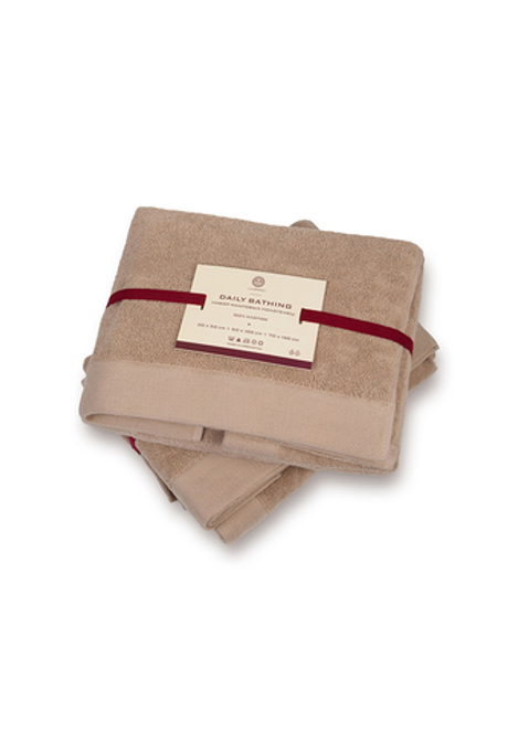 Полотенце 50x100 Luxberry Daily Bathing кофейный пломбир