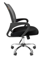 Офисное кресло CHAIRMAN 696 хром, ткань TW/сетчатый акрил