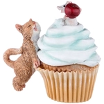 Фигурка кошки-мышки 7.5*4.5*7 см