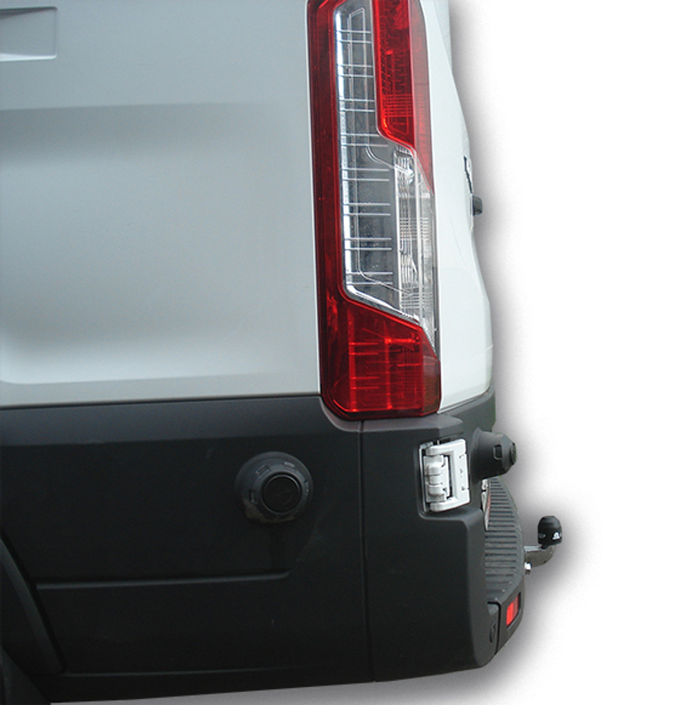 Фаркоп(прицепное) Лидер-Плюс для FORD TRANSIT (фургон) 2014 - ...(паспорт и сертификат в комплекте)(без электрики)F122-FC