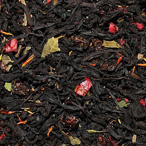 Черный ароматизированный чай Солнечный берег (Спелый барбарис) Конунг 500г