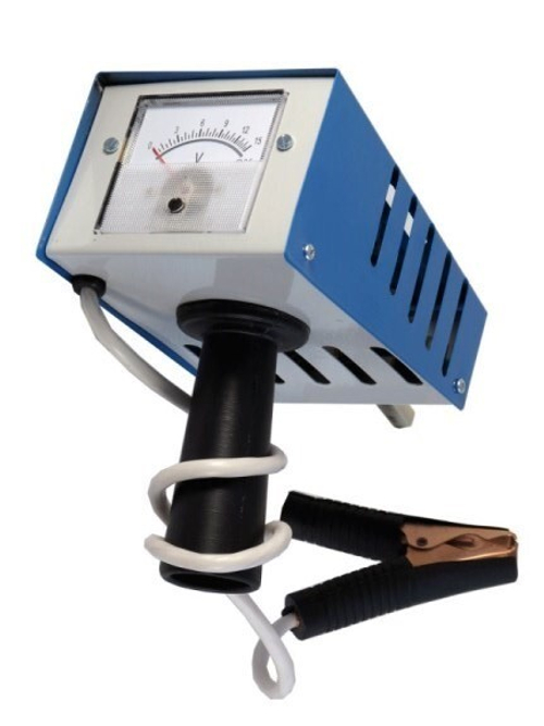 Вилка нагрузочная аккумулятора /100А-200А/ (HB-02) стрелочный вольтметр (НПП ОРИОН)