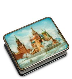 Народные промыслы ШК-19/10-C Шкатулка в технике декупаж «Москва» (10х8х3,5)