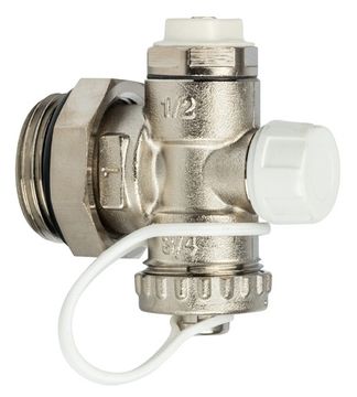 Регулируемый концевой фитинг Stout 1" с дренажным вентилем, ручной воздухоотводчик