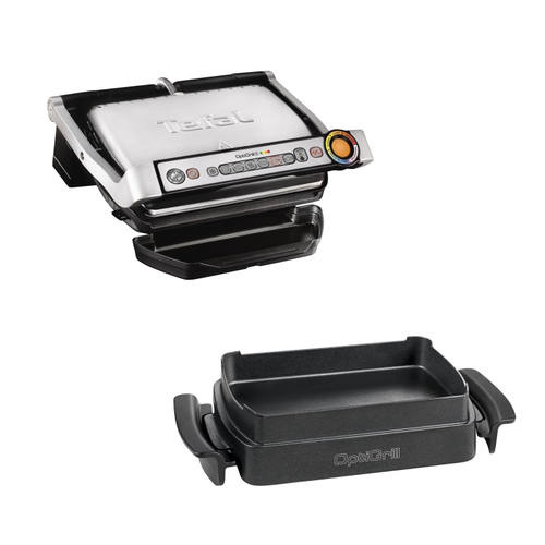 Комплект электрогриль Tefal GC712D34 + насадка Tefal XA725870