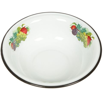 Миска эмал сталь, кругл, 2 л, Сиб товары, С0310/.СГ*63/П*105/СГ*105/*79/П*59/*63, в асс