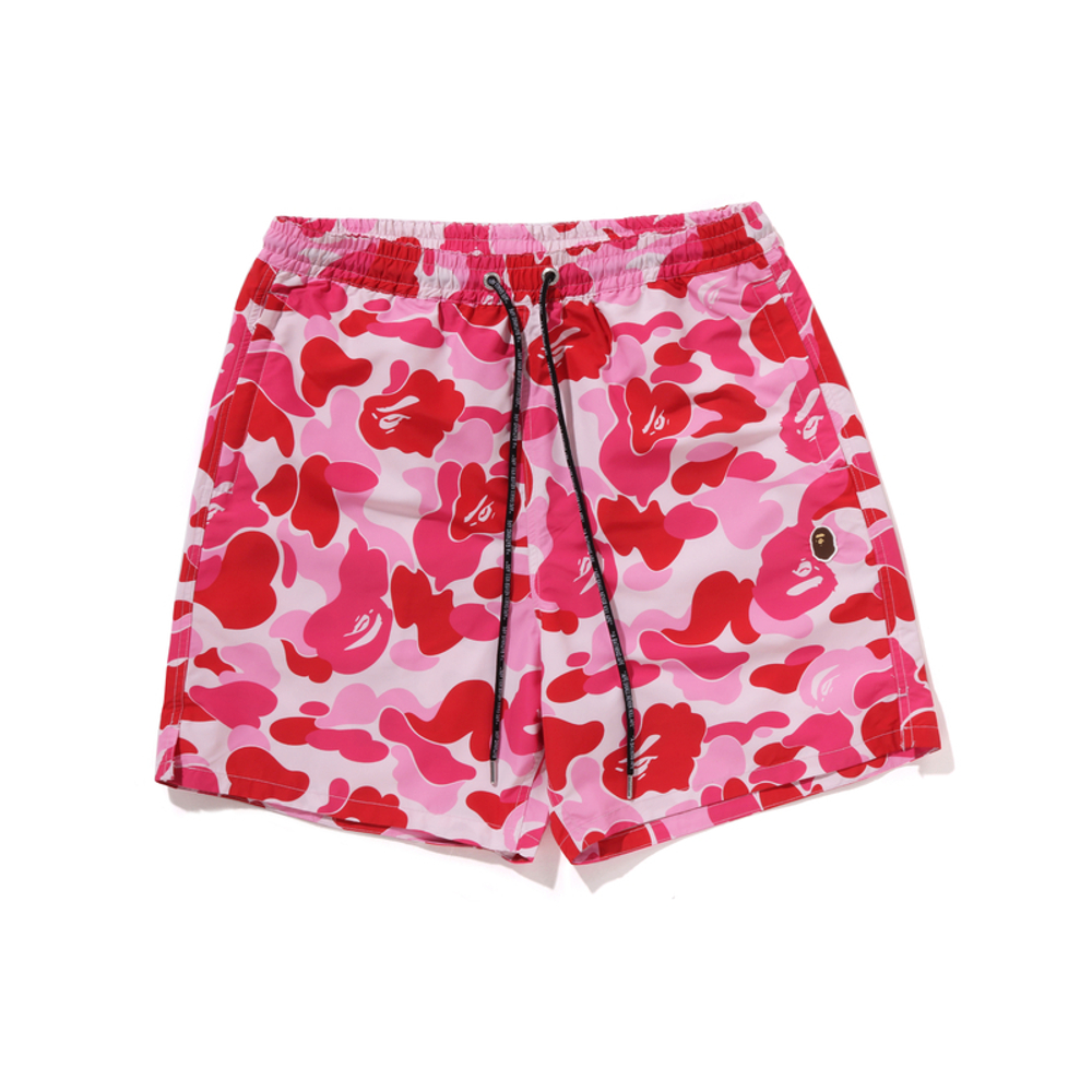 A Bathing Ape Bathing Ape Graphic Printed Шорты розовый