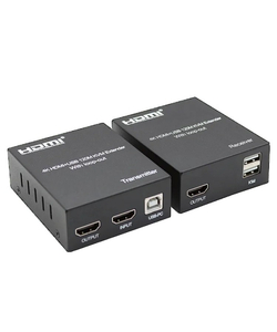ORIENT VE050, HDMI KVM extender (Tx+Rx), HDMI+USB+Audio удлинитель до 120 м по витой паре Cat5e/6, HDMI 1.4, 4K@30Hz/1080p@60Hz, HDCP (31212)