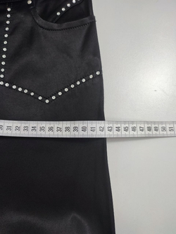 Брюки атласные со стразами на 14 лет, новые