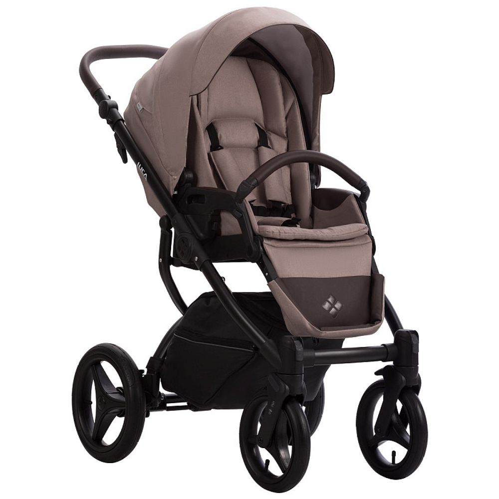 Детская коляска Bebetto Luca 3 в 1 с автокреслом Avionaut Cosmo 37 бежевый