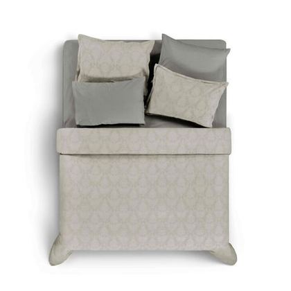 Покрывало 220x240 Hamam Damask Waffle серое