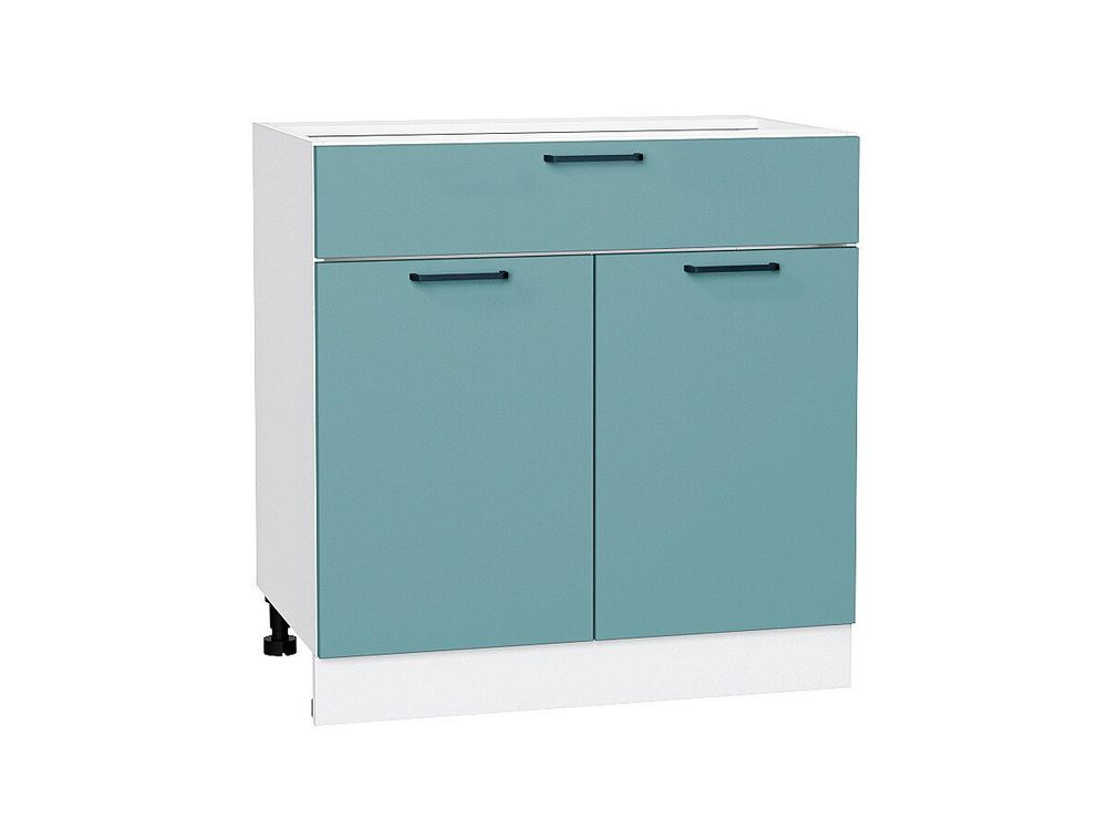 Шкаф нижний с 2-мя дверцами и ящиком Флэт