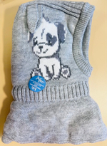 Шапка-шлем зимняя на синтепоне для мальчика