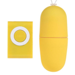 Вибро яйцо с дистанционным пультом управления Vibrating Eggs Remote Control mp3 (желтый) (Цвет: желтый)