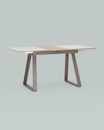 Стол обеденный Детройт раскладной 120-160*80 бежевый