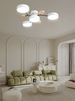 Люстра потолочная светодиодная на кухню, прихожую и спальню,48 Вт