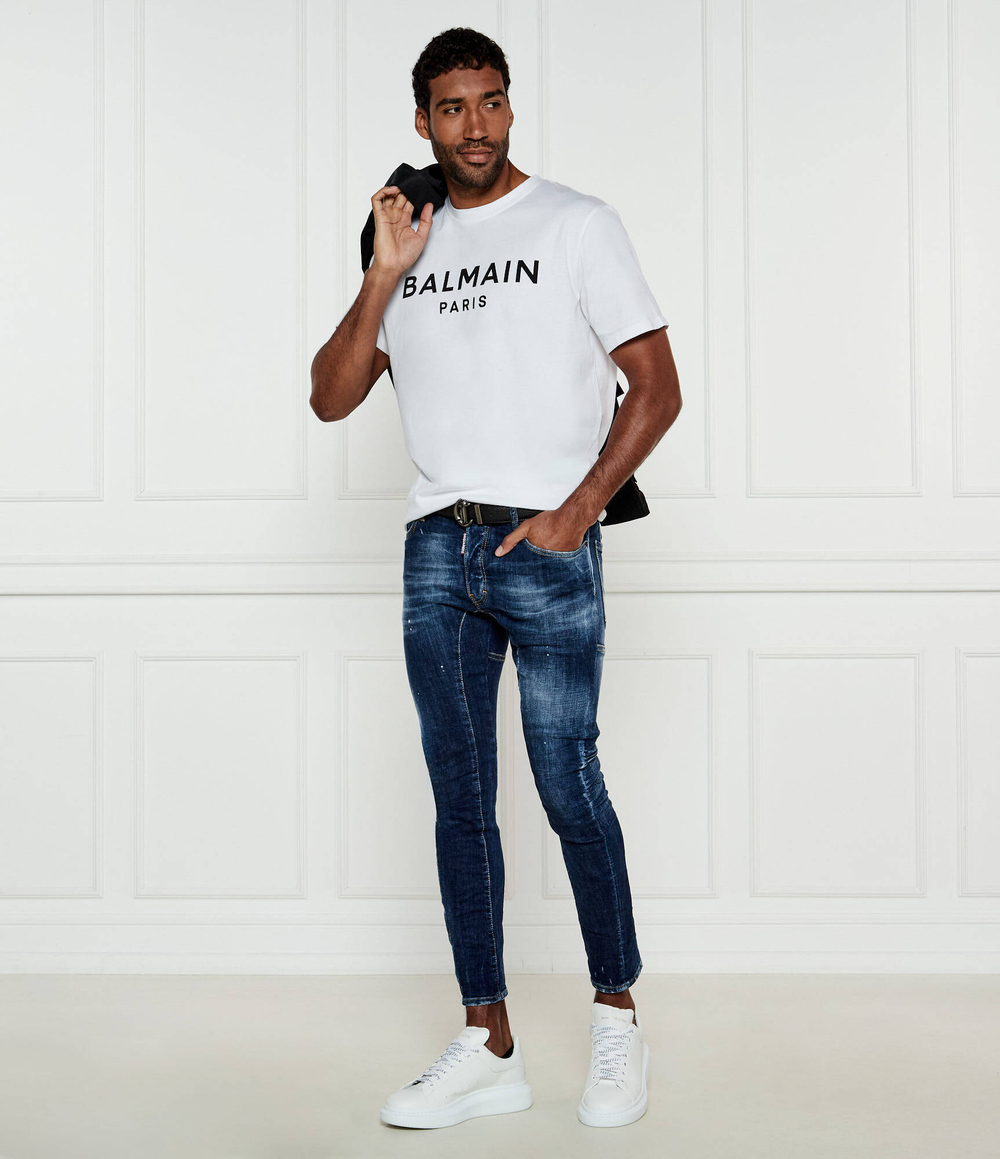 Футболка Balmain - белый(EH1EG010 BB73)