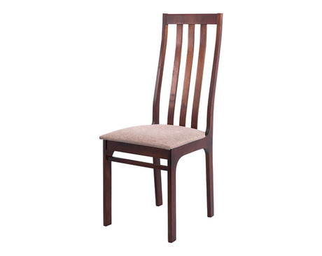 Стул ЧМФ Франц, Грецкий орех/Аполло бежевый