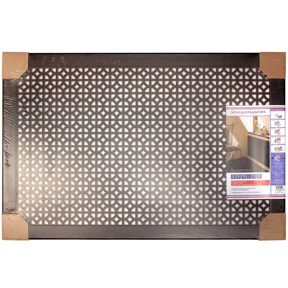 Экран для радиатора Стильный дом De Luxe Сусанна v532198 венге 900х600 мм