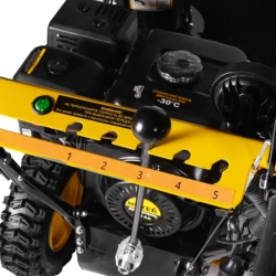 HUTER SGC 4800E снегоуборщик бензиновый 7 л.с. ковш 56 см, выброс 15 м, 5 вперед/2 назад 70/7/16