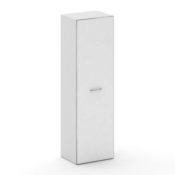 Cross Шкаф средний высокий универсальный CR.SM-102 white Белый Бриллиант UM/Лакобель Белый 600*460*2
