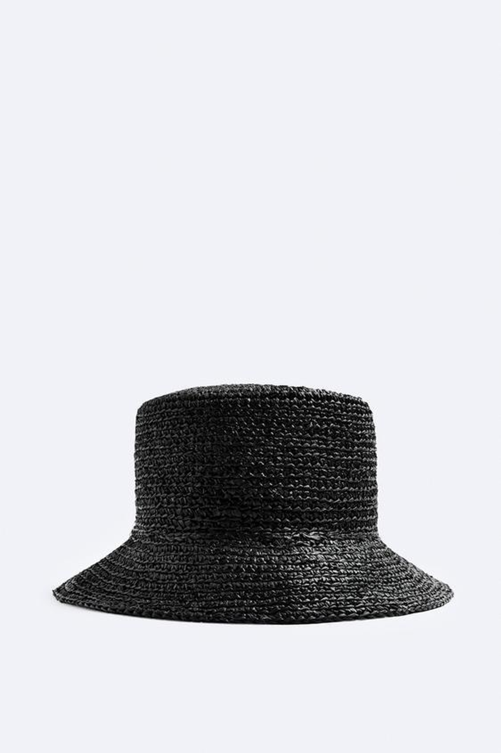 ZARA ШЛЯПА ИЗ РАФИИ, ЧЕРНЫЙ