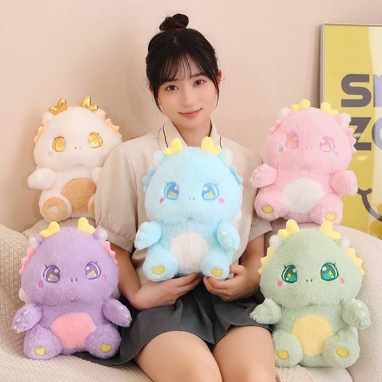 Мягкая игрушка Дракошка фиолетовый, 30см