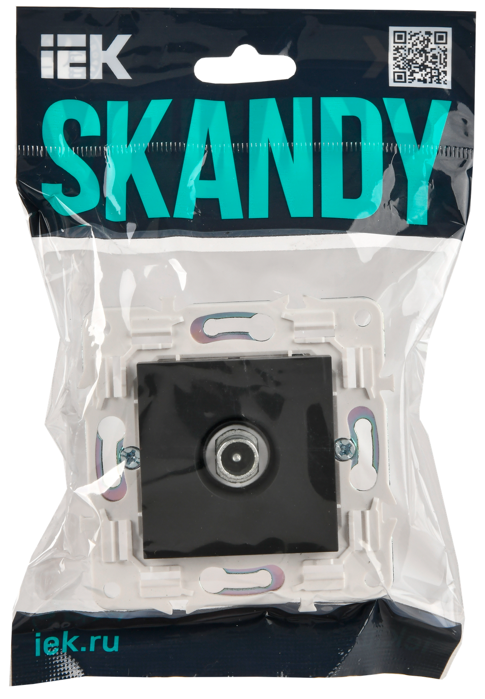 SKANDY Розетка TV проходная SK-A17T титан IEK