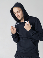 Худи мужское спортивное Город Горький темно-синее