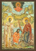Икона БМ "Беседная" 6х9 на МДФ-6