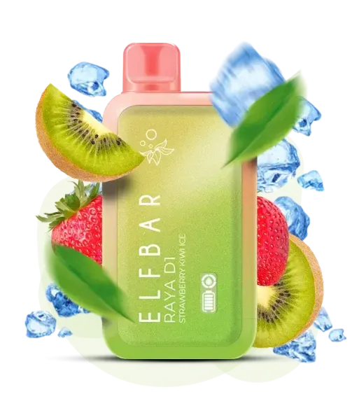ELF BAR RAYA D1 - Strawberry Kiwi Ice (5% nic)