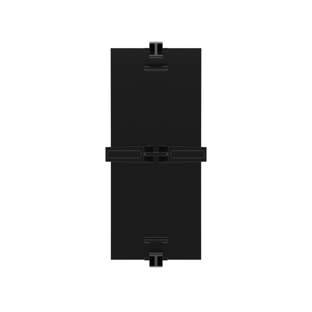 Накладка на стык профиля 90х50 мм, черная