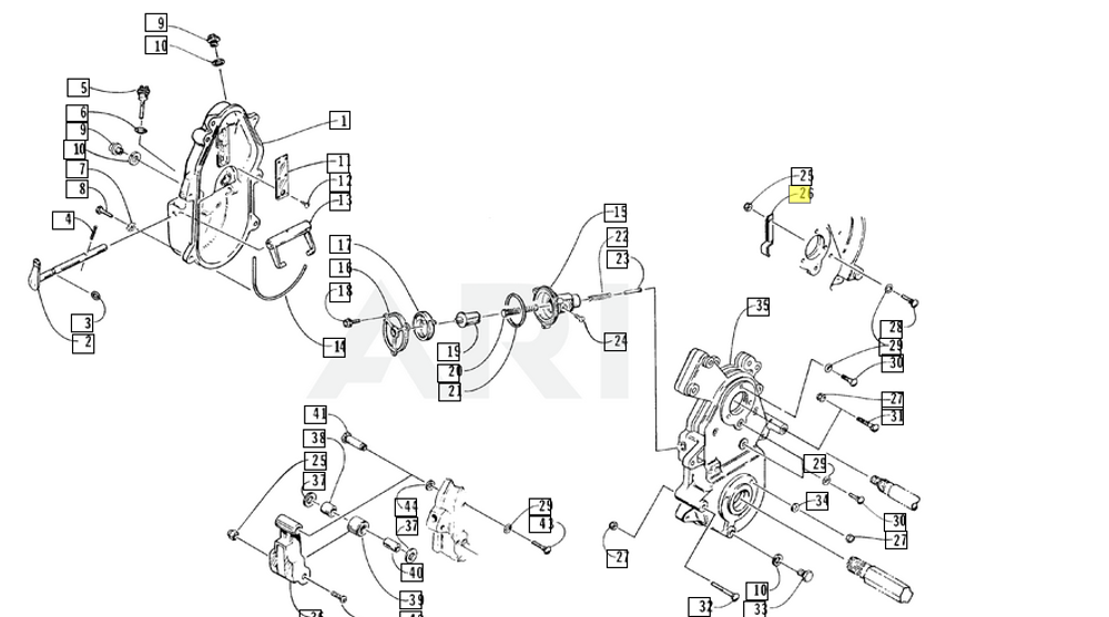 Направляющая цепи Arctic Cat 0702-553